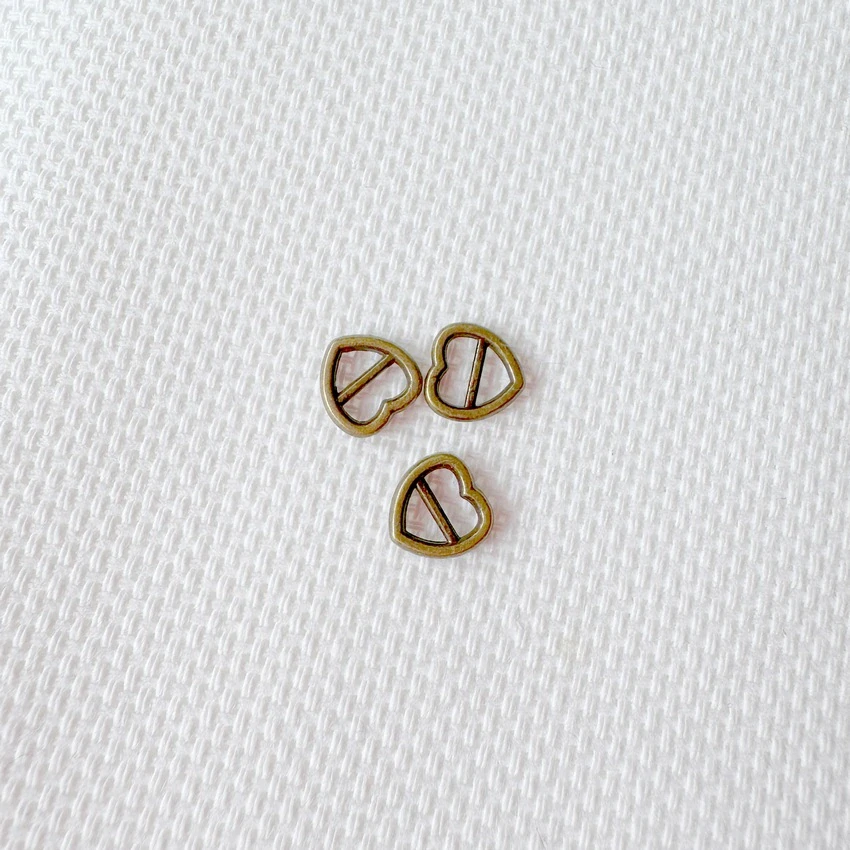 Mini přezka - srdíčko