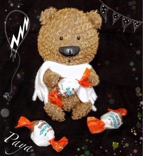 Mohérový medvídek Stydlínek