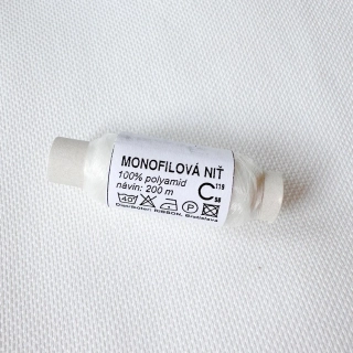 Nit monofilová - transparentní