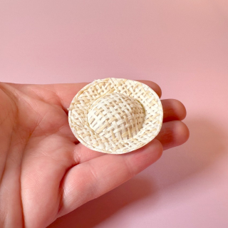 Mini slaměný klobouček